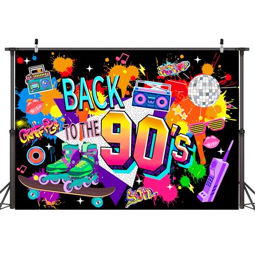 Fondo Fotográfico 90s Tema 8x6 FT Poliéster miniatura 7