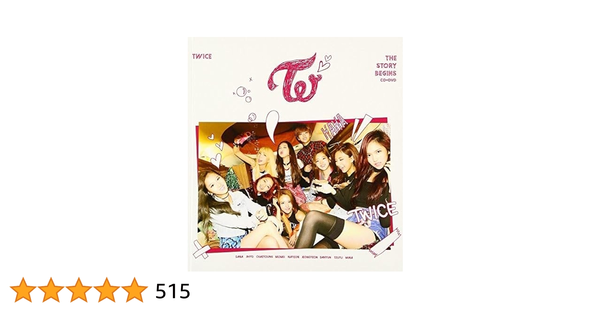 直筆サイン TWICE THE STORY BEGINS アルバム ストビギ TWICE - The Story Begins SIGNED ALBUM — chaepeach