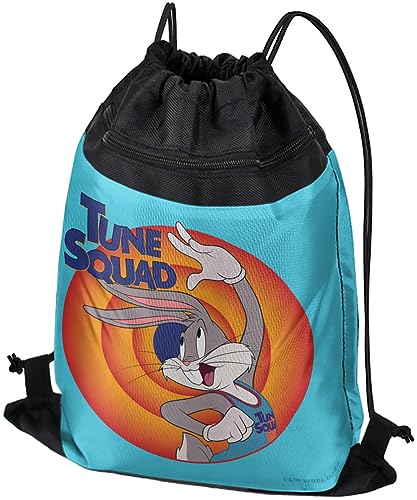 LOGOVISION Space Jam: A New Legacy Bugs Bunny Drawstring Backpack Sports Bag Sackpack 17