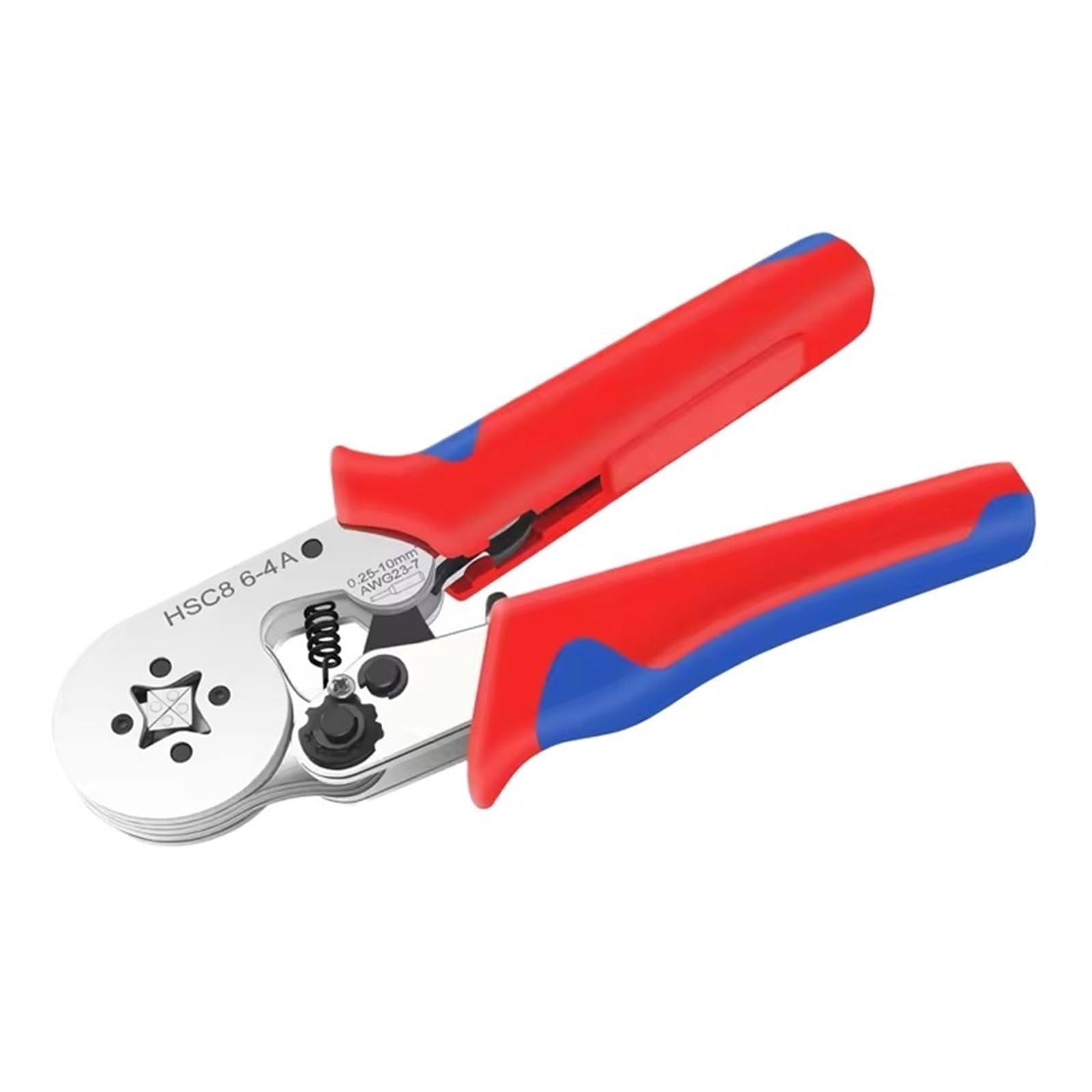 Hydraulic Crimping Tool, Ferrule Crimping Tool HSC8 6-4/6-6 Electrical Crimper Plier for Wire End Crimp Tube Terminals Circuit Repair(HSC8 6-4)