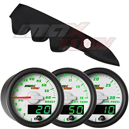 MaxTow Diesel Gauge Package Compatible with Chevrolet