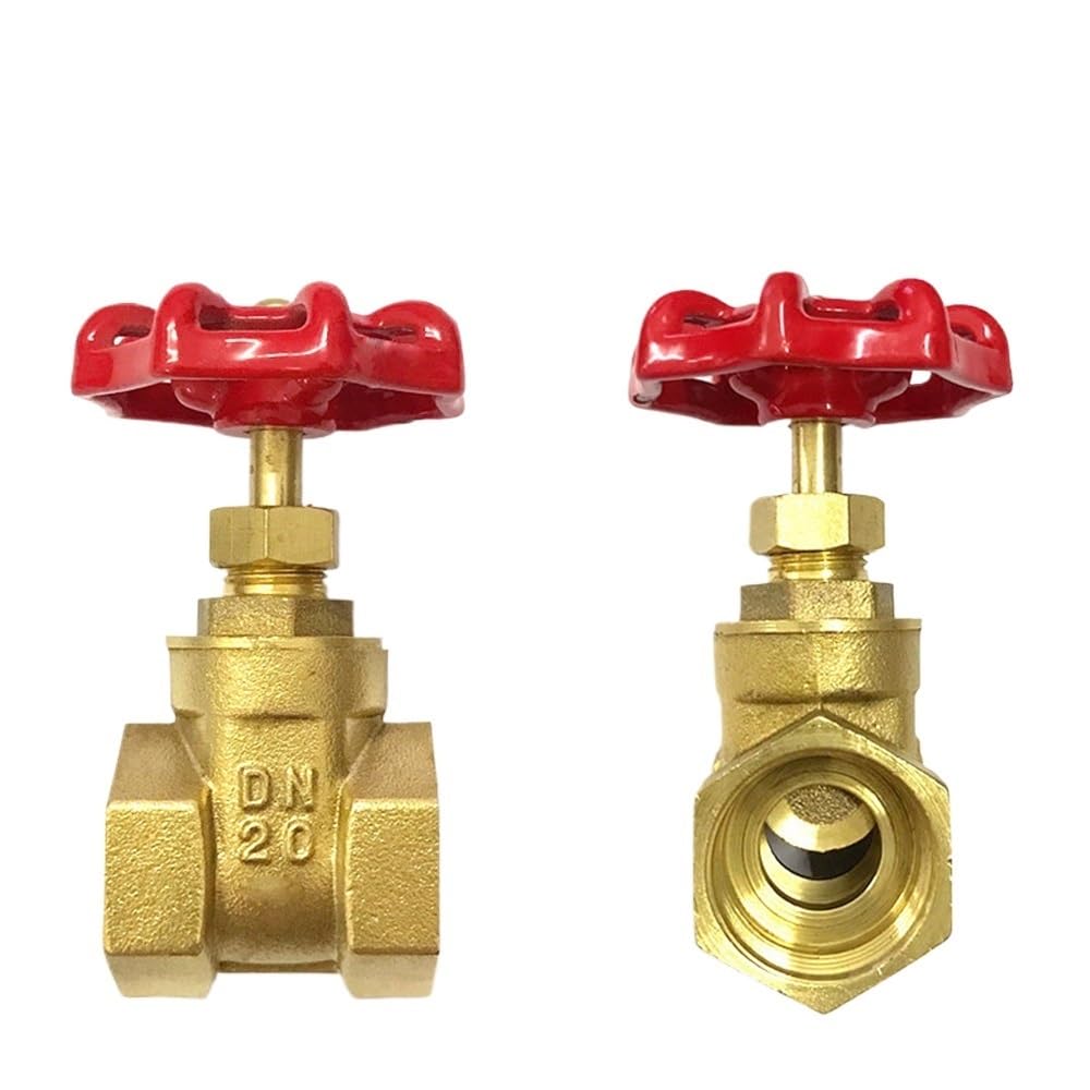 Valvole a saracinesca in ottone da 1/4" 3/8" 1/2" 3/4" 1" pollici DN15 DN20 DN25 Interruttore valvola acqua filettatura interna Per Acqua(1")
