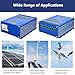 Naturalpowev Wind Solar Hybrid Charge Controller 12000W Wind Solar Turbine Generator Controller with Dump Load, 12V/24V/48V Automatic Controller for Home, Boat, Street Light,12V