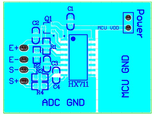 4pcs hx711 load cell amplifier breakout weight weighing sensors ad module analog to digital converter for arduino microcontroller