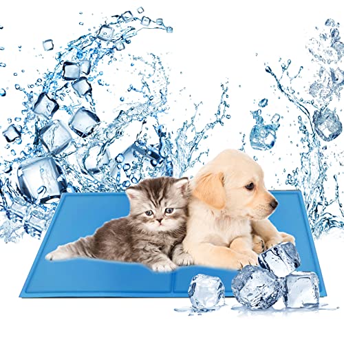 Havenfly Alfombrilla de Refrigeración Mascotas, Manta Refrigerante para Perros Gato, Estera de Enfriamiento Automática Animales Cover