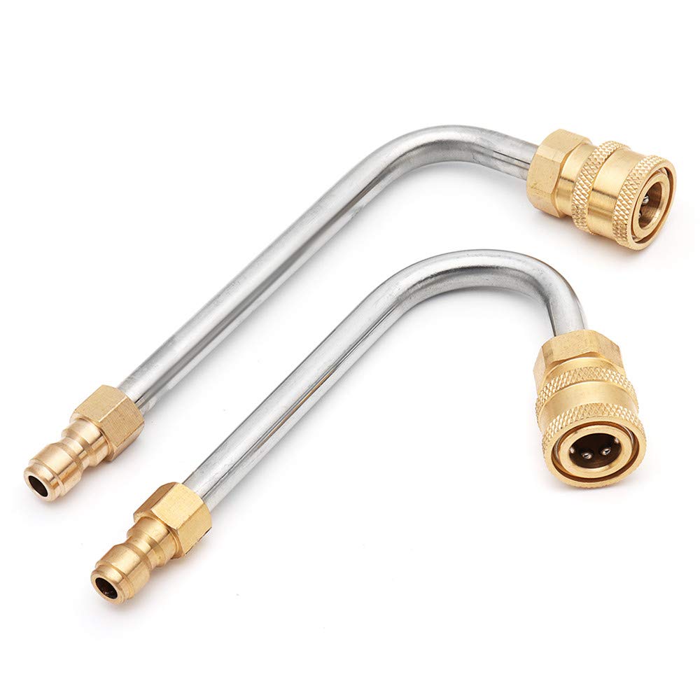 Rondella Ad Alta Pressione Gutter Rod Cleaner Attacco Per Lance/Bacchetta Da 1/4 Pollice Quick Connect - 2 #