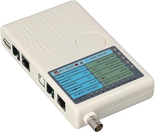 HOBBYIN Universal Network Cable Tester, 4-in-1 Wire Tester Tracker, Portable BNC, RJ45, RJ11, USB Wire Multi-Tester