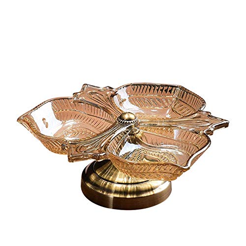 Preisvergleich Produktbild Nologo MTZQD Kristallmittelstück for Haus, Büro, Hochzeitsdekor, Frucht, Imbiß, Nachtisch, Bediener, erstklassiges Qualit
