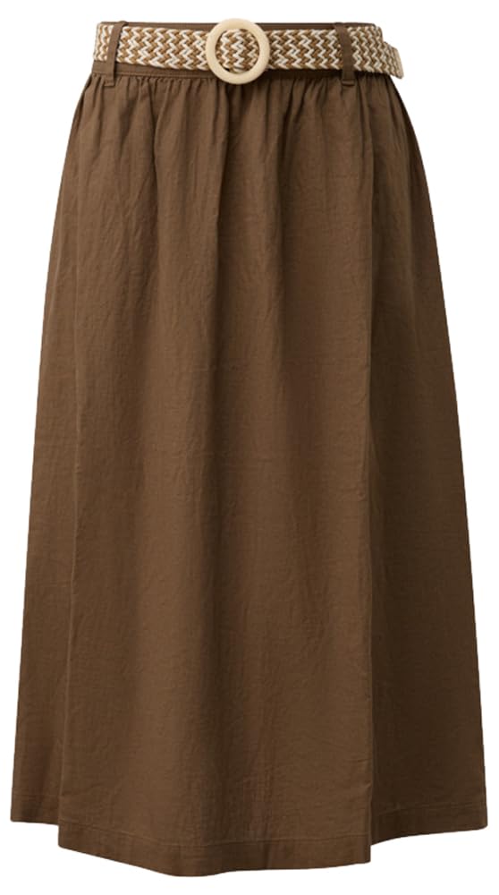 s.Oliver Women's Skirt 2179245 8918 Dark Brown 42