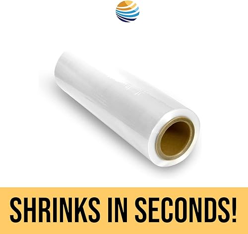 Miniatura 7 de Película retráctil de 525 pies, envoltura térmica, pliegue central POF, poliolefina calibre 75, alta calidad, resistente (10 pulgadas)