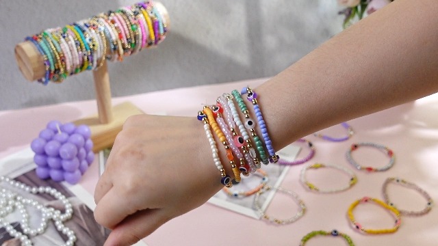 Amazon.com: Jexine 96 Evil Eye Bracelets Bulk Virgin Mary San