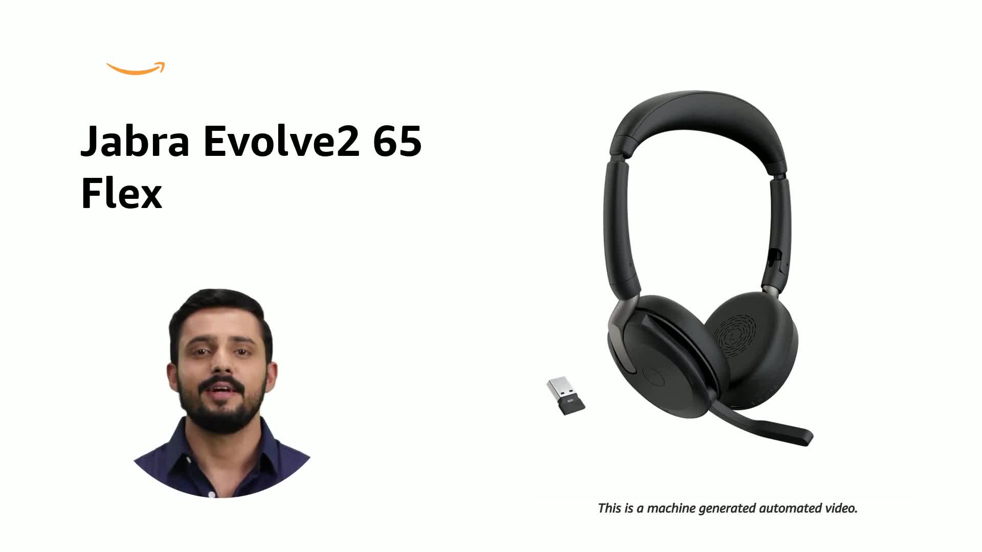 Jabra Evolve2 65 Flex Wireless Stereo Headset - Bluetooth