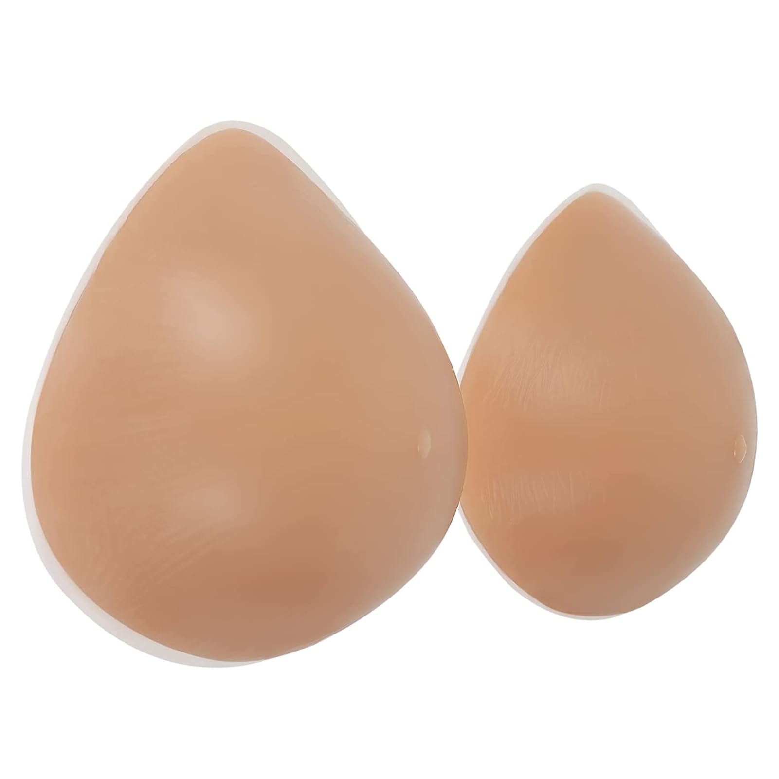 AKAFKKPYXSD Triangle Silicone Breast Forms Self-adhesive Women Mastectomy Recovery Bra Enlargement For Crossdressers And Cosplay(200g/pair, Brown)