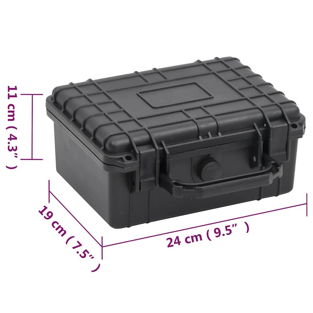 Maletín portátil de Vuelo PP Negro 46,5x21,5x17,5 cm Negro,4007247