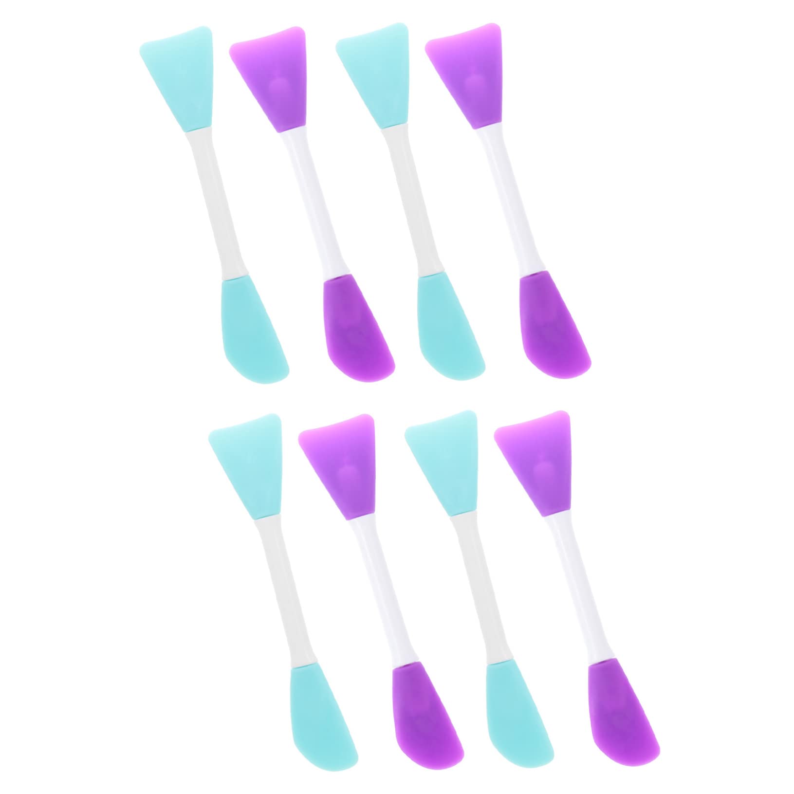 Garneck 8pc Set Rubber & Silicone Palette Knives for Oil Painting - Mixing & Scraping Tools for Artists - Students and Hobbyists for Pigment and Color Mixing