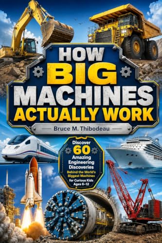 HOW BIG MACHINES ACTUALLY WORK : Discover 60 Amazing Engineering Discoveries Behind the World's Biggest Machines for Curious Kids Ages 6–12
