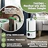 Umidificatore Piante Verde TAU360 5L – Umidificatore Ultrasuoni Camera da Letto Soggiorno 360° Diffusore Umidificatore Umidificatore Smart Control, Top Fill, Silenzioso