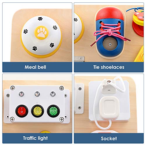 KKTECT Busy Board Montessori 20 in 1 Giocattoli