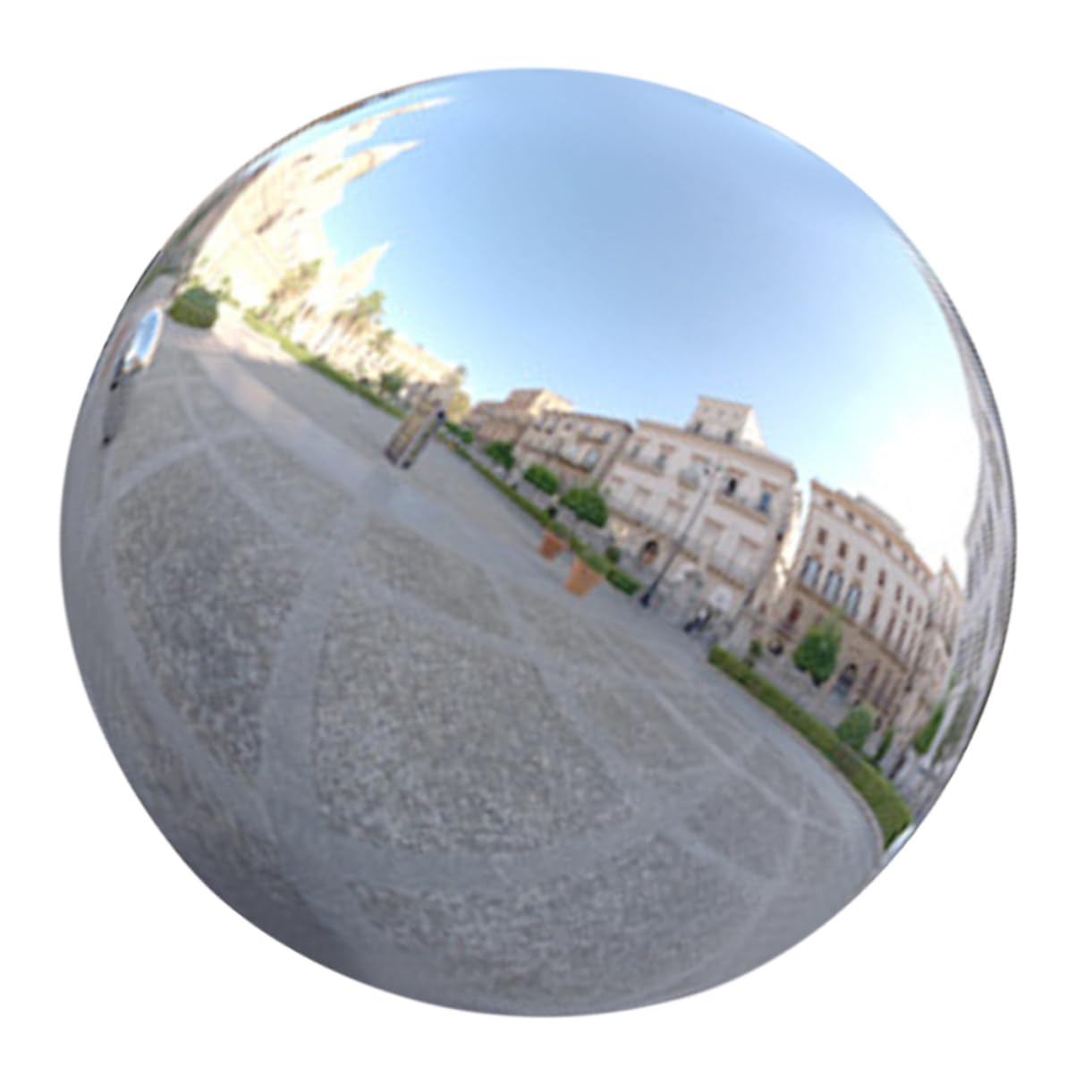 Abaodam Sfera Da Giardino Lucida Sfera Riflettente Da Giardino Ornamento Decorativo in Acciaio Inossidabile Per Esterni Adatto Cortili e Aree Verdi