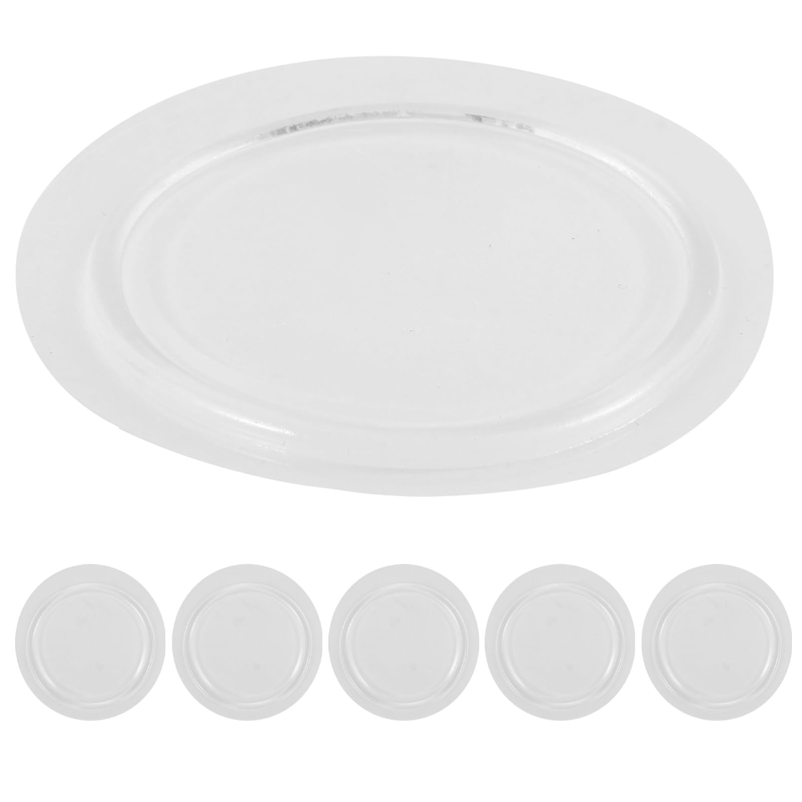 Happyyami 6Pcs Dashboard Sticky Phone Grip Pads Removable Washable Non Slip Mat for Car Durable Pads for Phones Keys Items Fit