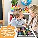 8 Sight Words Posters for Classroom Word Wall – 100 Sight Words Chart for Elementary, Word Family, Parts of Speech, Punctuations, and Writing Process Posters, Colorful Chalk Classroom Decor