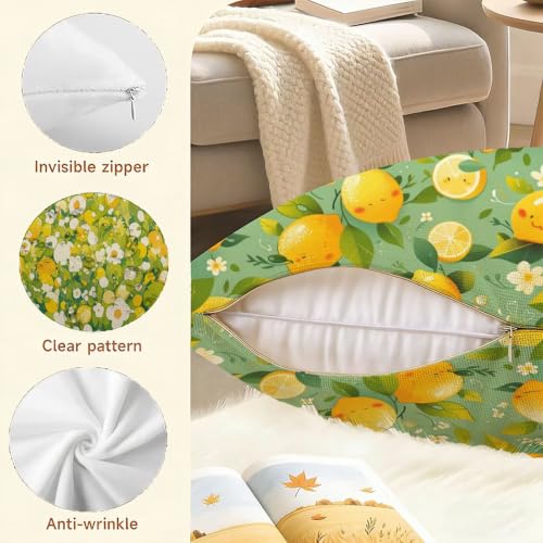 Housse de coussin lot de 2 fleurs beige au design lin raffiné