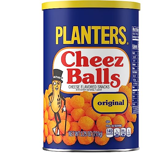 Image of Planters Original Cheez Balls Cheese Flavored Snacks (2.75 oz Canister)
