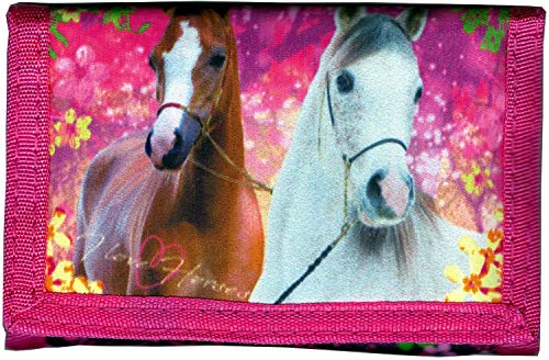 Preisvergleich Produktbild I Love Horses Kinder Geldbeutel Pferde Portmonnaie Geldbörse Pferd