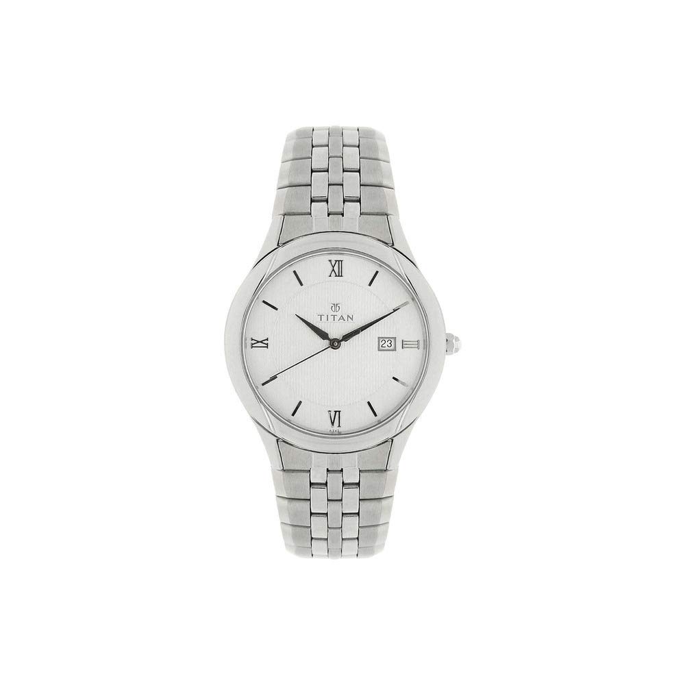 Titan Men Stainless Steel Classique Analog Silver Dial Watch-Nl1494Sm01, Band Color-Silver (B079RN1GVH) Amazon Price History, Amazon Price Tracker
