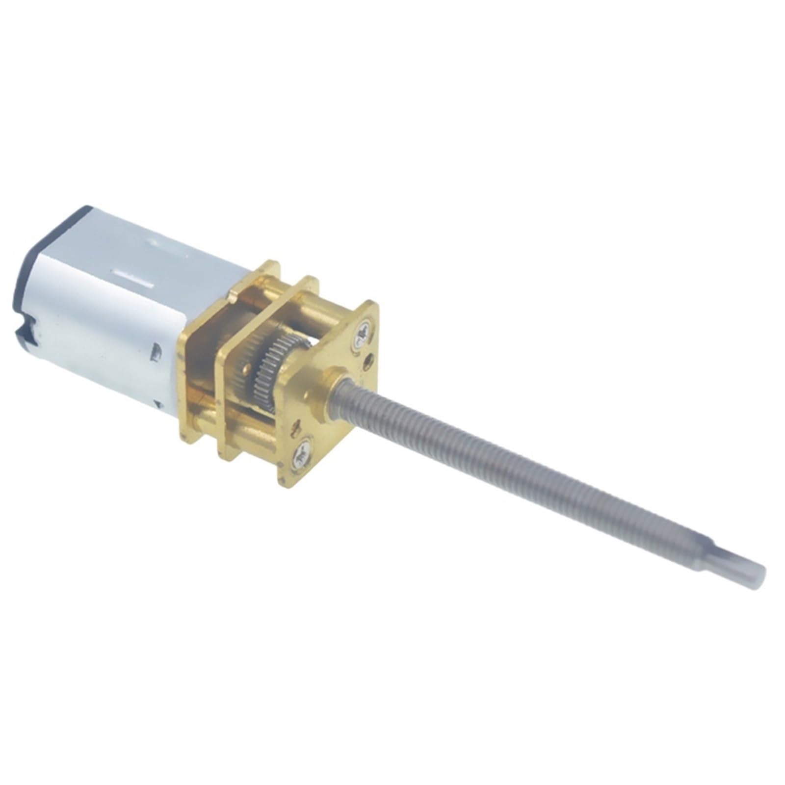 N20 DC 3V/6V/12V Metal Gear Motor 15-2000RPM Mini Gear Motor M3 Thread Rod Electric Micro Speed Reduction Gear Motor Reducer(with Flange,50 RPM,3V)