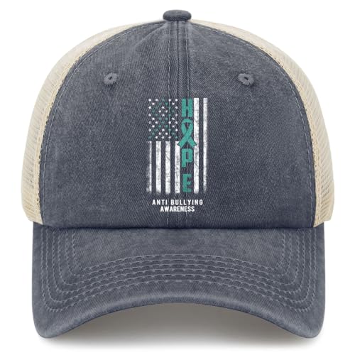 Hope Bullying Awareness Trucker Hats Running Cap for Mom