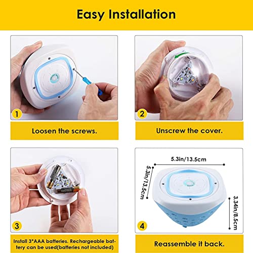 Fish Floating Pool Lights - Waterproof Color Pool Lights | Waterproof Light Bulb with Multiple Color
