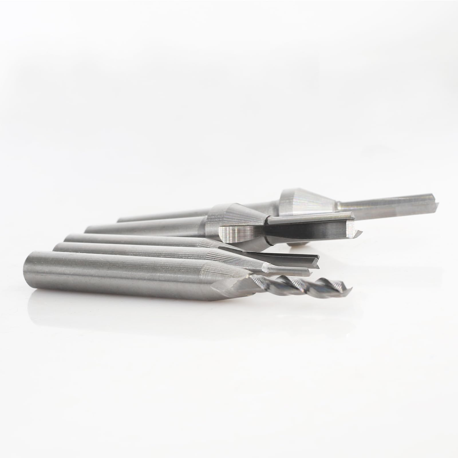 Fresa per scanalature da 8 mm, 5 pezzi, set di frese per frese da 2/3/4/5/6 mm, fresa per fresa superiore, punte per fresa per legno