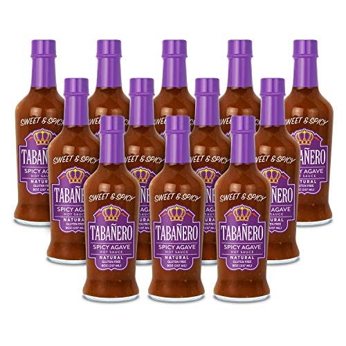 TabaÃ±ero Agave Sweet & Spicy Hot Sauce, Gluten Free, 8oz. Bottle (Pack of 12)