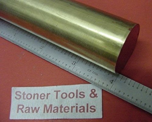 1-1/2" Brass C360 Solid Round Rod 4" Long New Lathe Bar Stock 1.500" OD H02