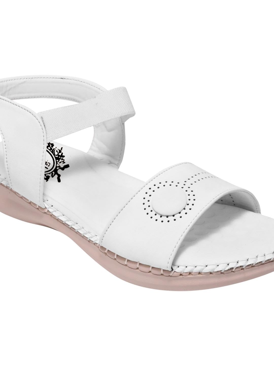 Shoetopia Sandały damskie na koturnie