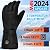 Heated Gloves, Rechargeable Heated Gloves for Men Women | Electric Heated Gloves 3 Heating Level, Waterproof Winter Touchscreen Warming Gloves Outdoor Work | Ski | Hunting | Motorcycle, Black L