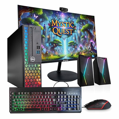 Dell Optiplex 3060 (RGB) Desktop Computer | Hexa Core Intel i5 (3.2) | 16GB DDR4 RAM | 1TB SSD | 24'...