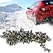 Keenso CarbideTire Studs Stud Screw,100PCS 12mm Non Slip Snow Driving Tire Spikes Accessories for Car Truck Boot Motorcycle ATV SUV