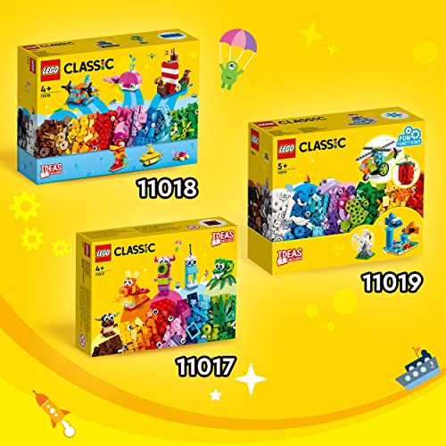 Classic Mostri Creativi, Giochi Educativi per Bambini e Bambine da 4 Anni in su, Personaggi e Animali Giocattolo da Costruire in Mattoncini, Set che Stimola la Fantasia, Idee Regalo 11017 - Lego - Immagine 6