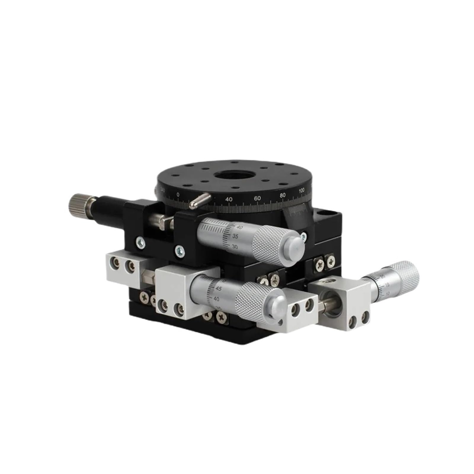 MYXJGNAIY XYR Axis 60mm LS60-L LS60-LM Micrometer Manual Trimming Platform, Translation Table and Rotary Table Cross Rail(LS60-L)