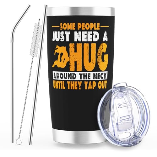 Jiu Jitsu Gifts for Men Women - 20oz Tumbler with Humorous
