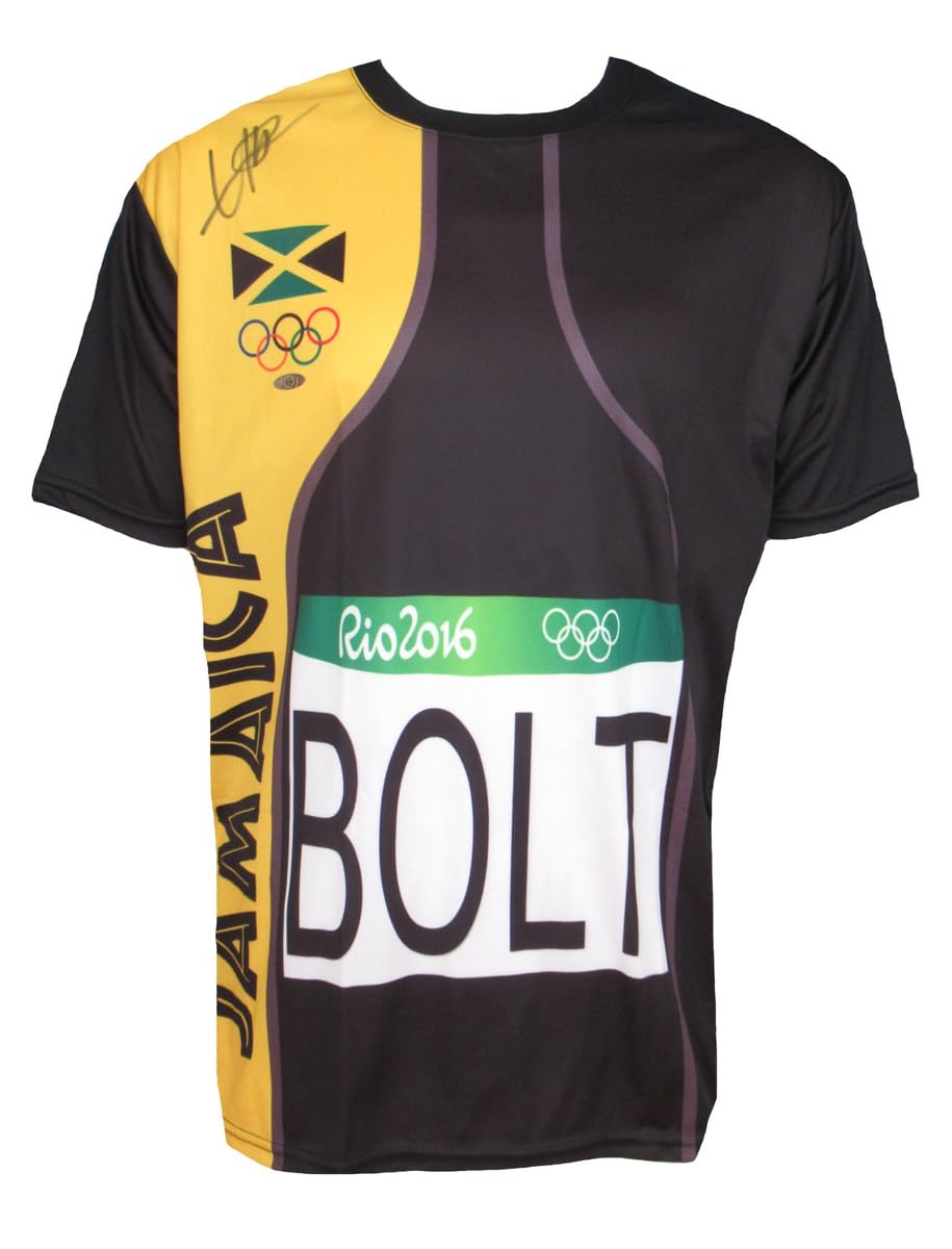 Amazon.co.jp: 人類最速 ウサイン・ボルト 直筆 サイン 入り ジャージ
