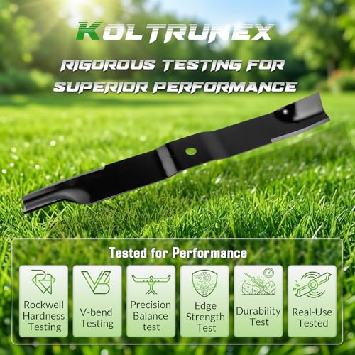 KOLTRUNEX High Lift Mower Blades for Ariens Gravely 09659200 Fit 60 in Deck by KOLTRUNEX - Used condition - Image 7