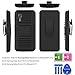 Ailiber Compatible with Samsung Galaxy Xcover 5 Case, Galaxy X Cover 5 Belt Clip Holster with Screen Protector, Kickstand Holder Mounting Plate, Rugged Shockproof Heavy Duty Cover for Xcover 5-Black