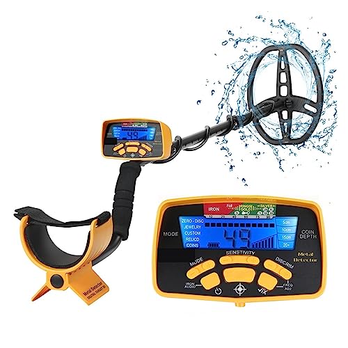 Detector de Metales, TC-500 Detector de Metales 100CM Detector de Oro subterráneo a Prueba de Agua for Adultos Buscador de Tesoros Localización,para Aventuras al Aire Libre
