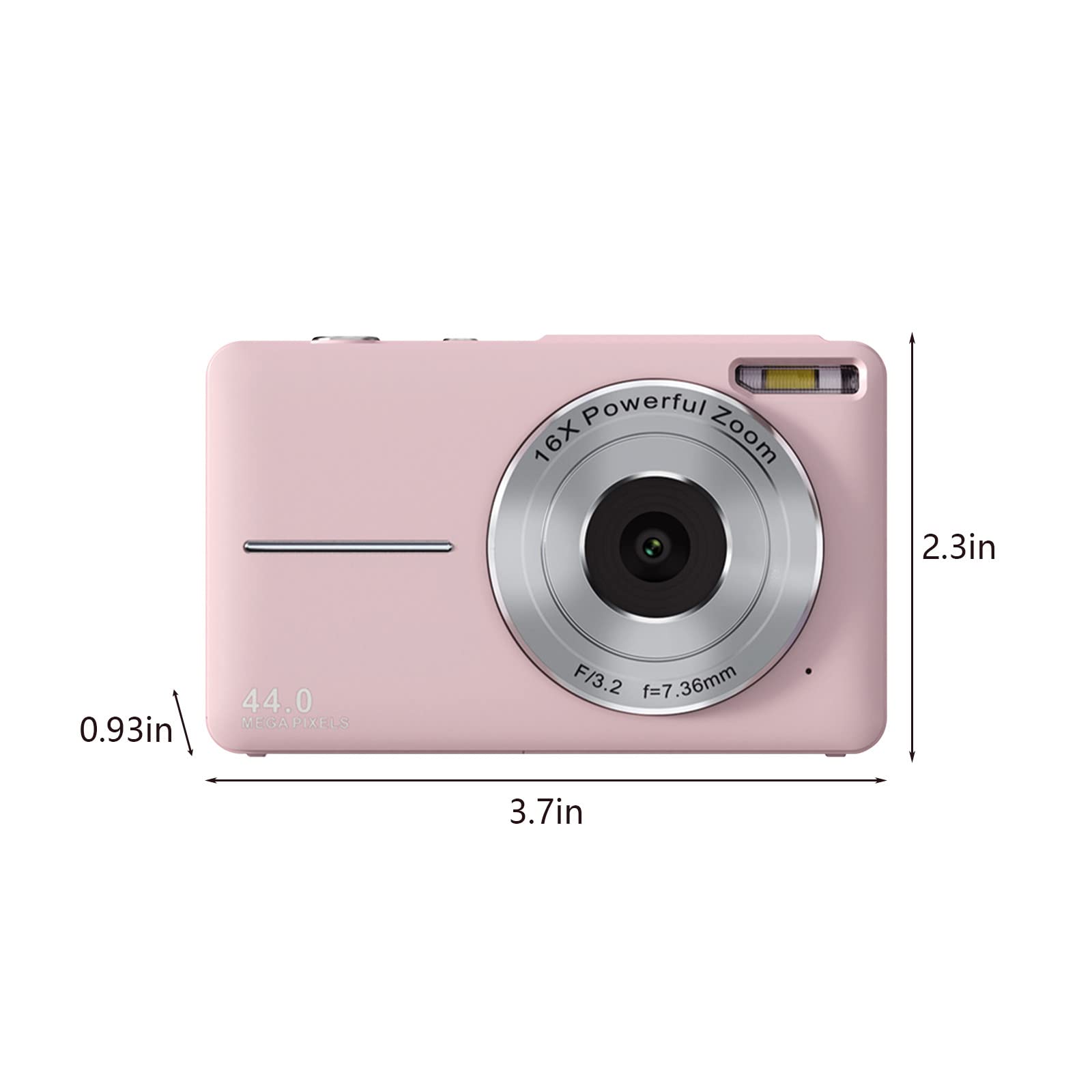 Appareil Photo Numérique 4K 48 MP Pour Débutants - Écran Rabattable 180°, Anti-tremblement, Zoom 8x - Cadeau étudiant (rose, Vert, Violet...)
