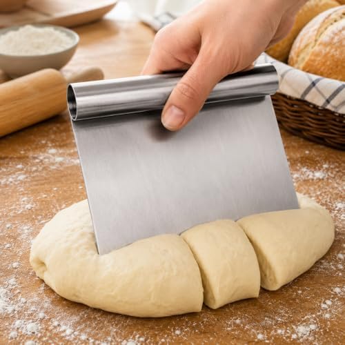 Espátula Cortador Raspador para Confeitaria e Panificação em Aço ...