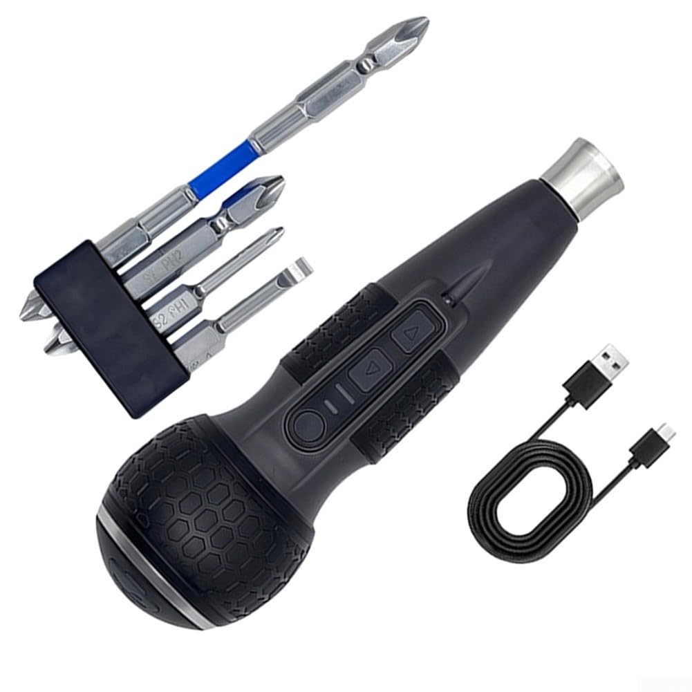 Destornillador Eléctrico Inalámbrico, Par 5N.m, USB-C(grey)