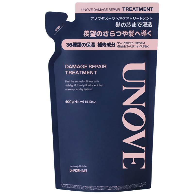 Amazon | 【公式】UNOVE(アノブ) ダメージリペアトリートメント400g